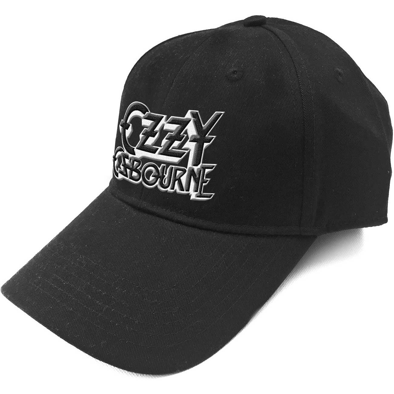 OZZY OSBOURNE Unisex Cap Hat - Made to Order - Black Ozzy Osbourne Logo Adjustable Snapback Baseball Cap - Officially Licensed!