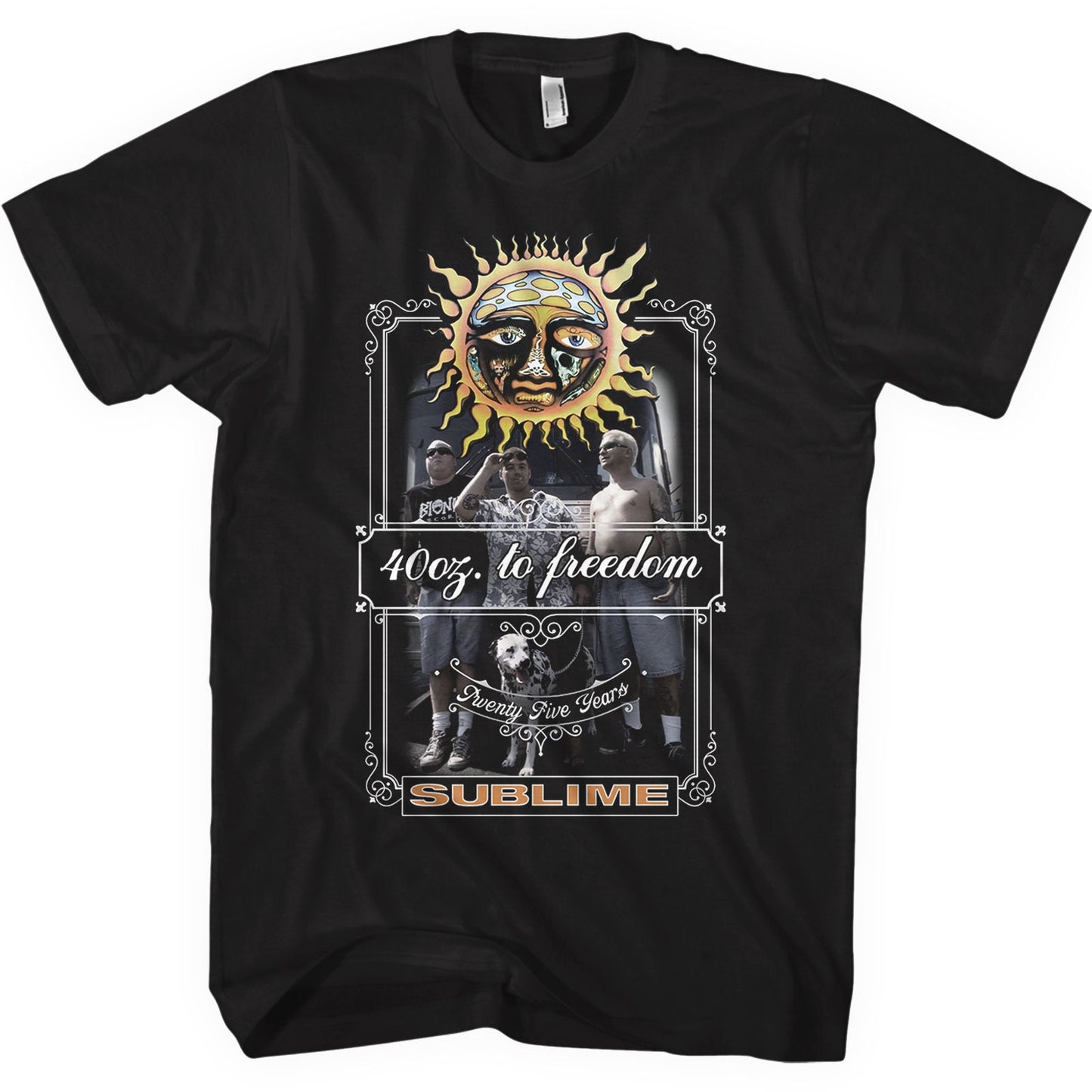 SUBLIME 25 Years T-Shirt Unisex - Made to Order - 40oz To Freedom T-Shirt For Men and Women - Music Metal Rock Band Concert Shirt