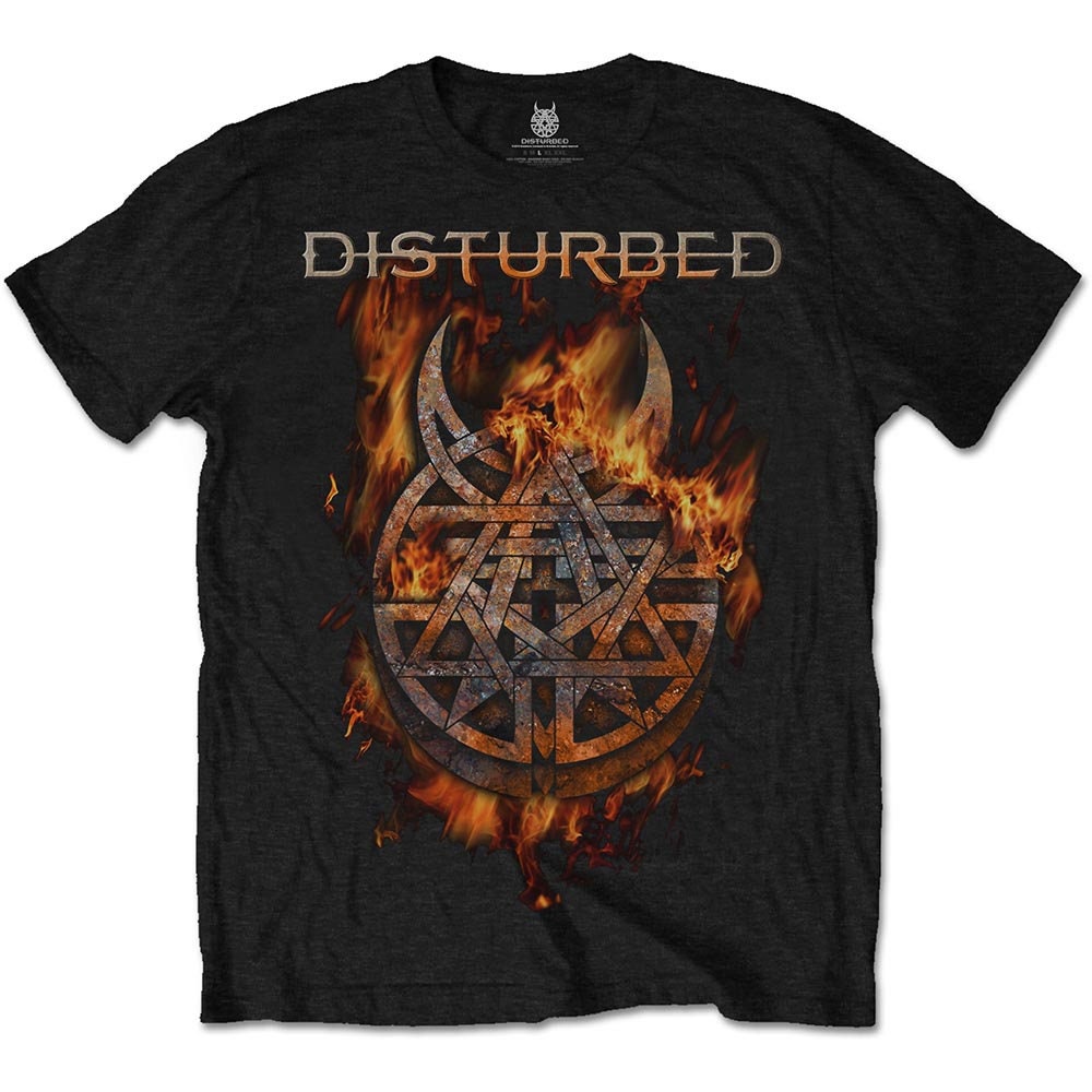 DISTURBED Burning Belief T-Shirt Unisex - Made to Order - T-Shirt For Men and Women - Music Metal Rock Band Concert Shirt