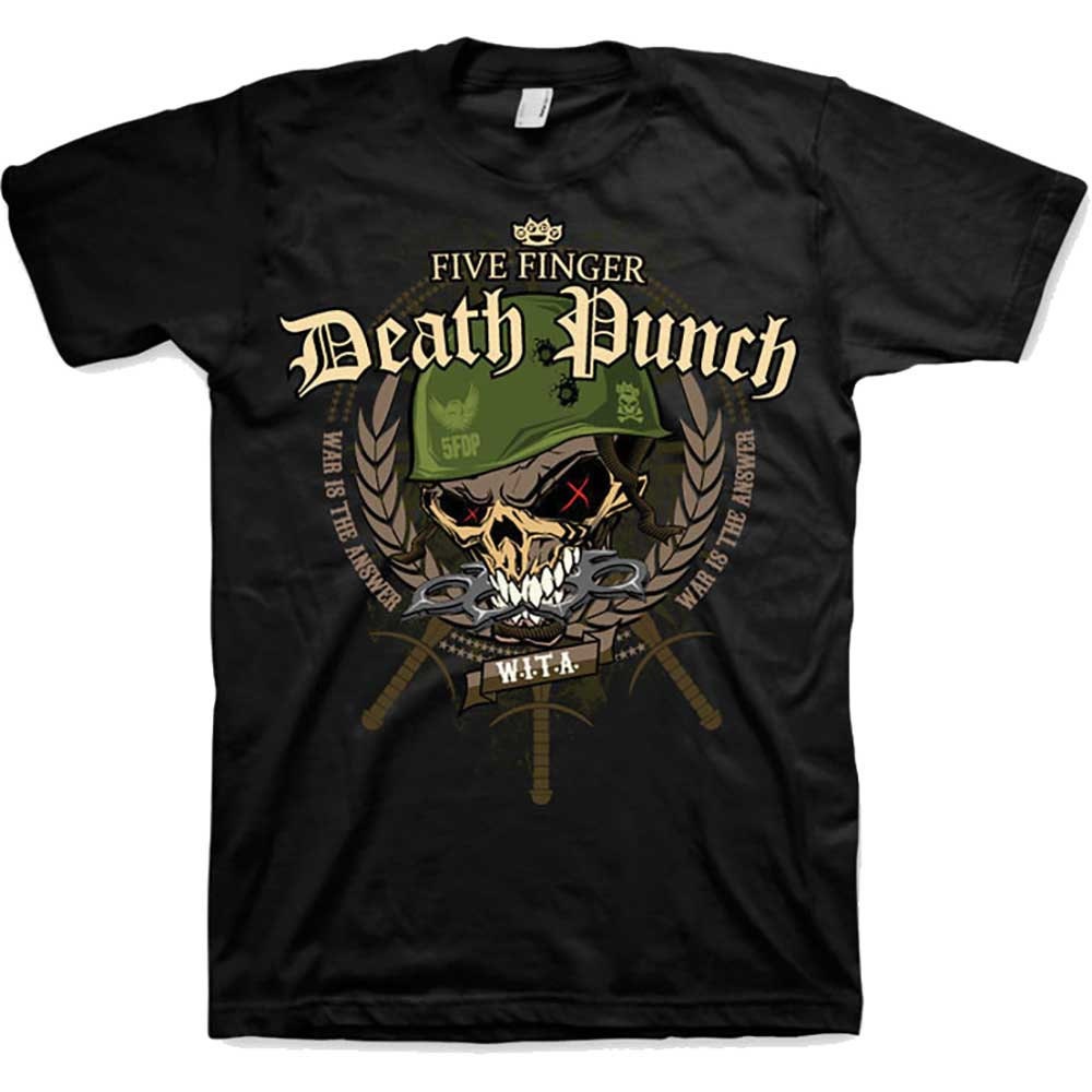 Five Finger Death War War Head T-Shirt Unisex - Made to Order - T-Shirt For Men and Women - Music Metal Rock Band Concert Shirt