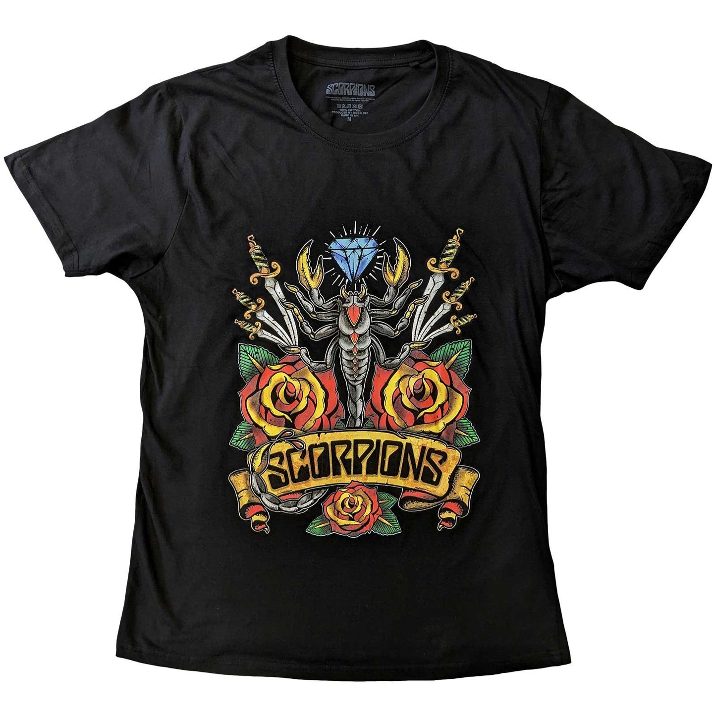 SCORPIONS Traditional Tattoo T-Shirt Unisex - Made to Order - T-Shirt For Men and Women - Music Metal Rock Band Concert Shirt