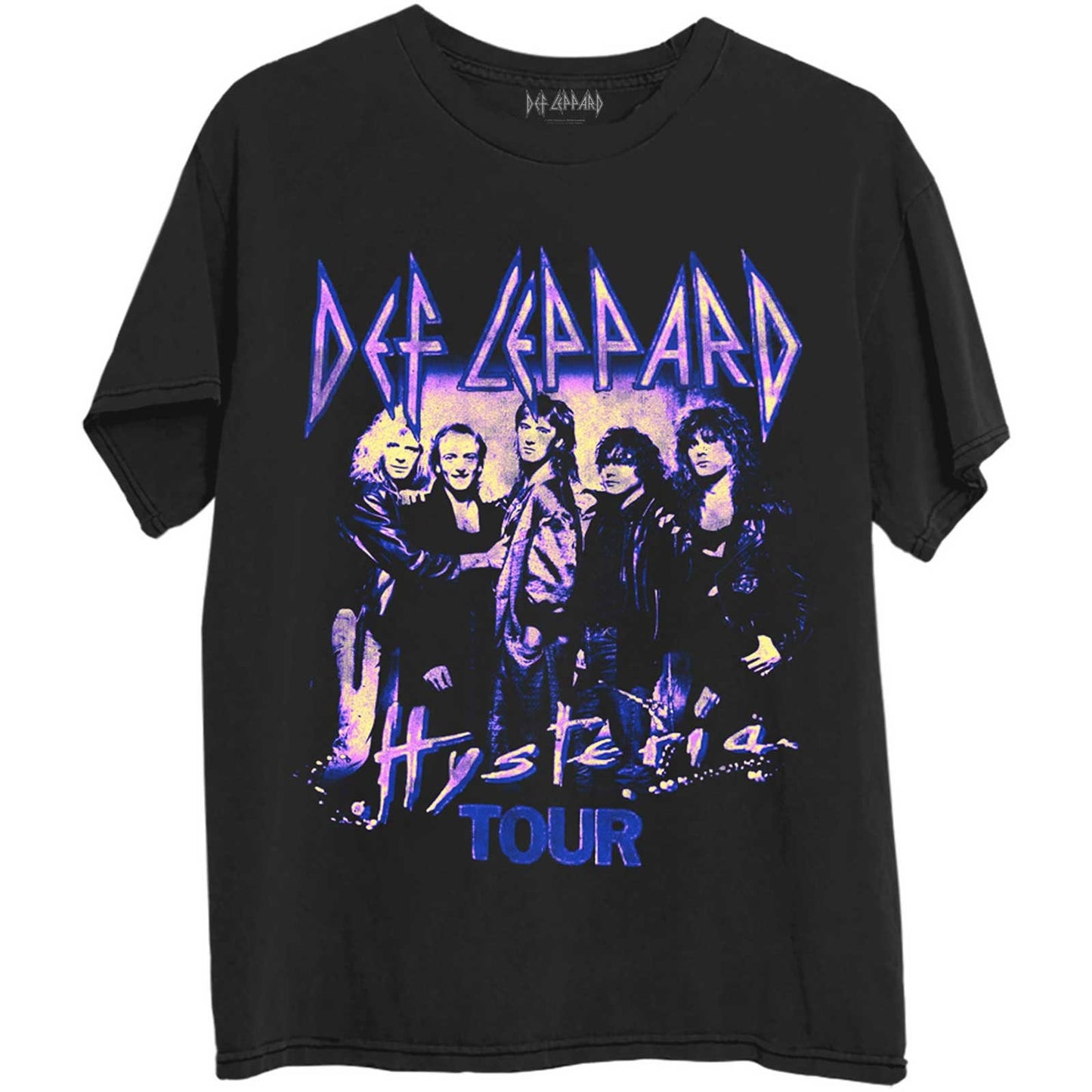 DEF LEPPARD Hysteria Tour T-Shirt Unisex - Made to Order - T-Shirt For Men and Women - Music Metal Rock Band Concert Shirt