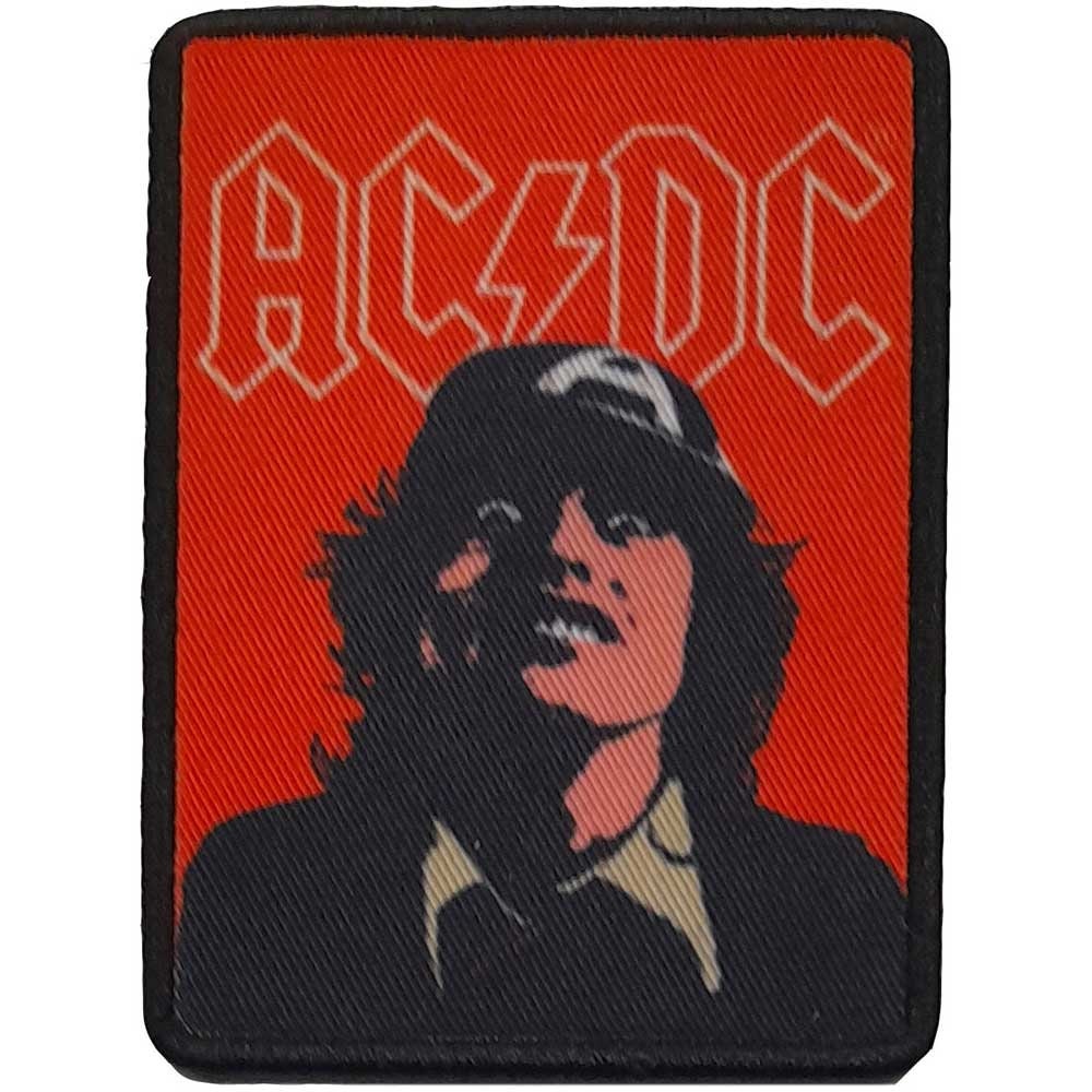 ACDC Angus Patch - 4x3 Inch - AC/DC Angus Grinning Embroidered Patch Applique Craft Supply - Officially Licensed!