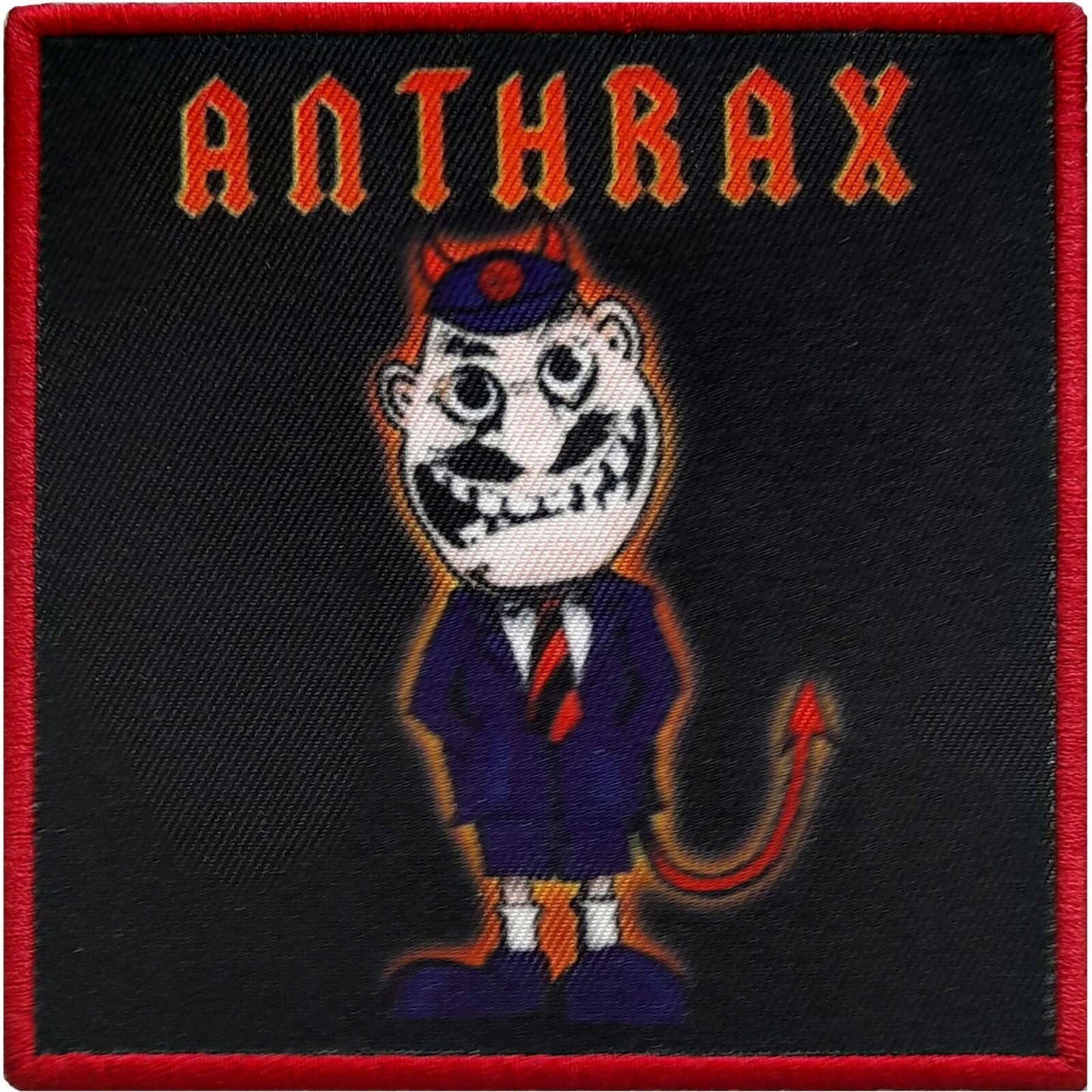 ANTHRAX TNT Cover Patch - 3x3 Inch - Anthrax TNT Cover Embroidered Patch Applique Craft Supply - Officially Licensed