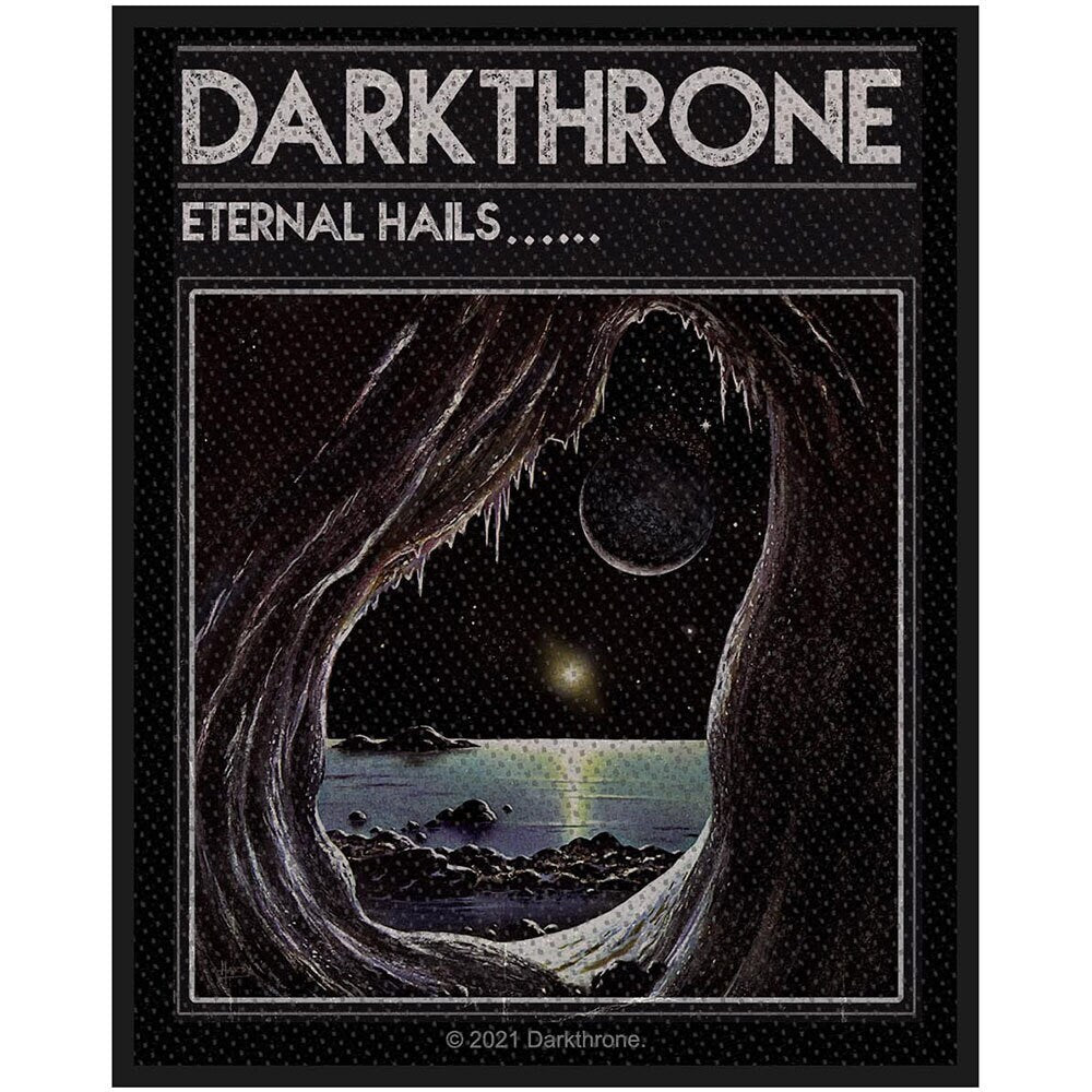 DARKTHRONE Eternal Hails Patch - 4x3 Inch - Norwegian Metal Band Embroidered Patch Applique Craft Supply - Officially Licensed