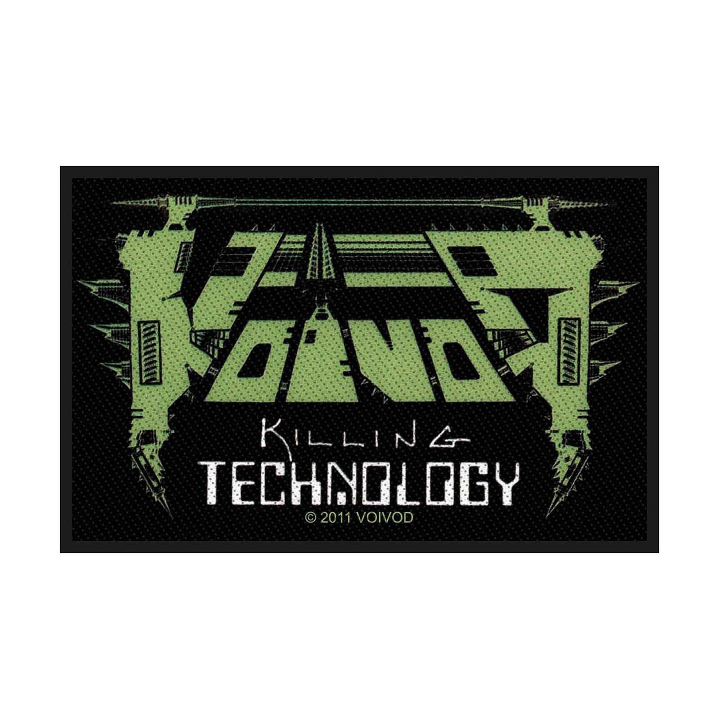 VOIVOD Killing Technology Patch - 4x2 Inch - Voivod Thrash Metal Band Embroidered Patch Applique Craft Supply - Officially Licensed