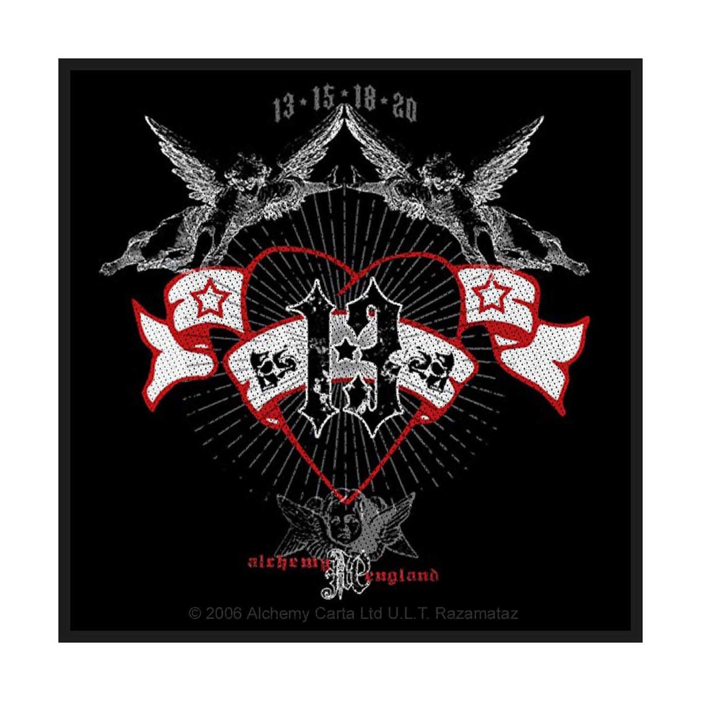 Alchemy Angels of Fortune Patch - 4x3.75 Inch - Embroidered Patch Applique Craft Supply - Officially Licensed