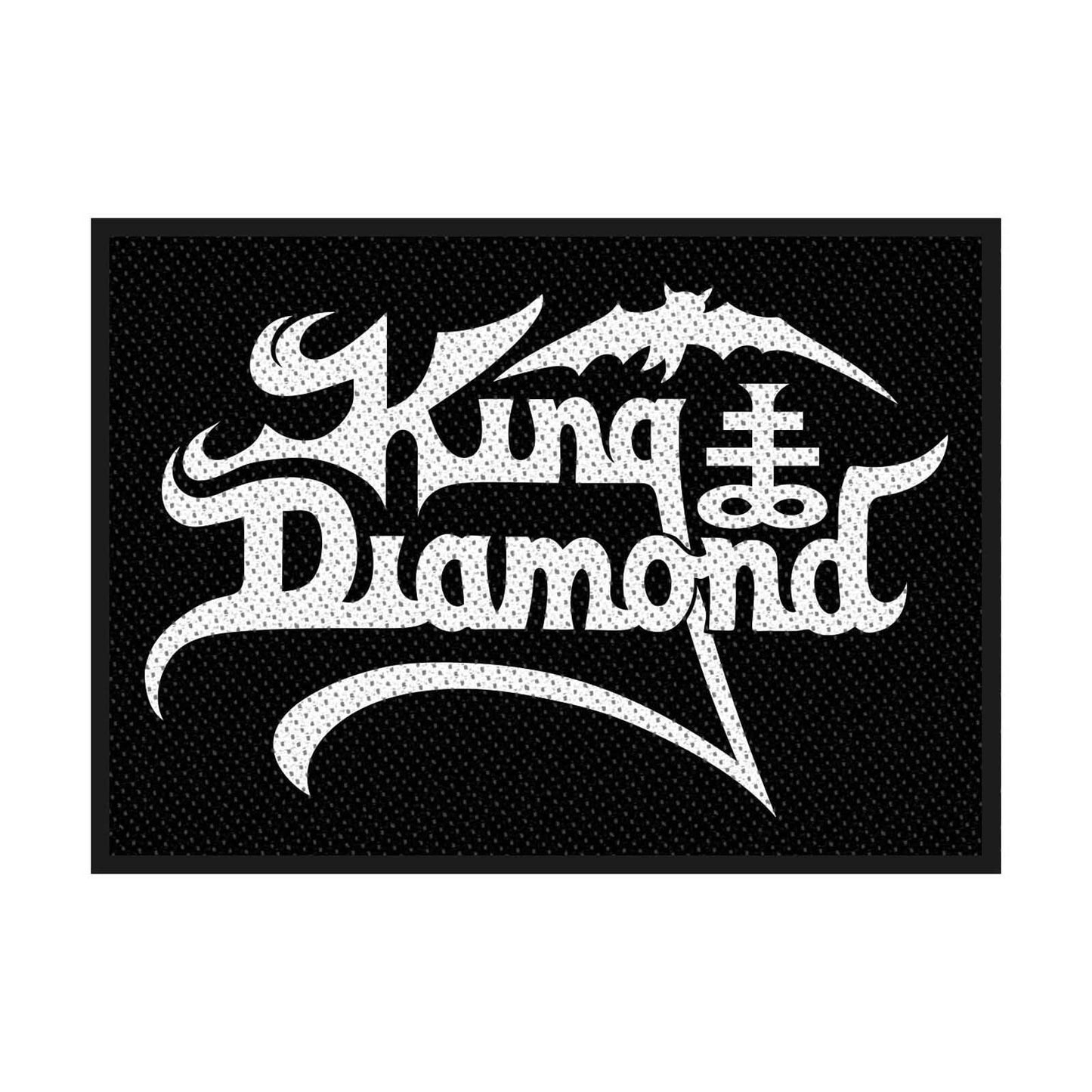 KING DIAMOND Band  Logo Patch - 4x2.75 Inch - Danish Heavy Metal Band Embroidered Patch Applique Craft Supply - Officially Licensed