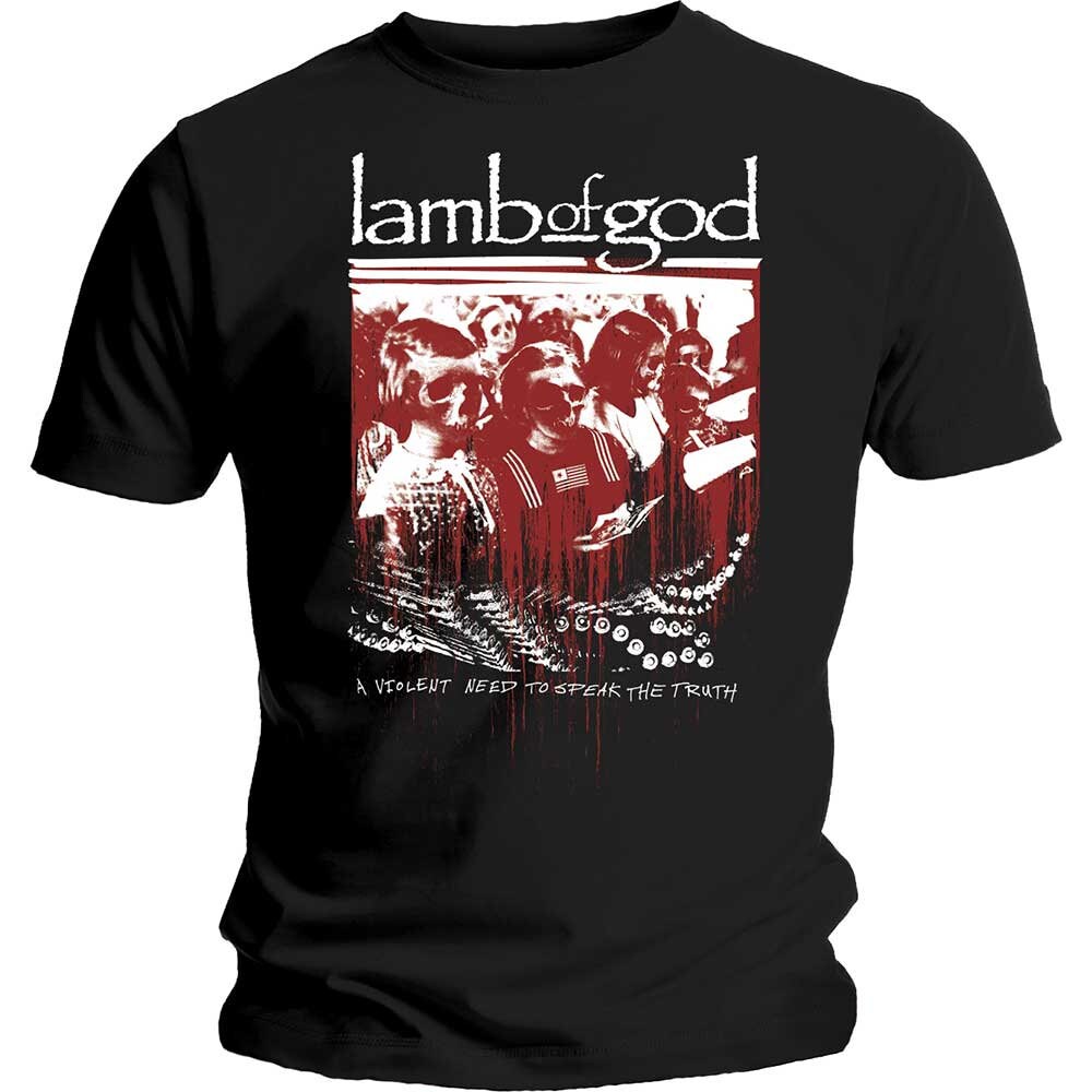 LAMB OF GOD Enough is Enough T-Shirt Unisex - Made to Order - T-Shirt For Men and Women - Music Metal Rock Band Concert Shirt