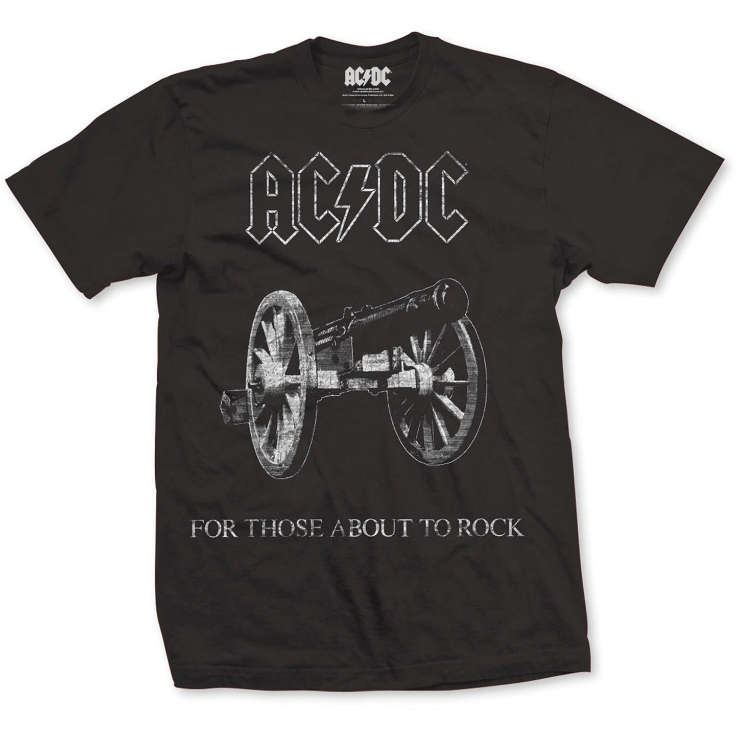 AC/DC Those About to Rock T-Shirt Unisex - Made to Order - ACDC T-Shirt For Men and Women - Music Rock Band Concert Shirt