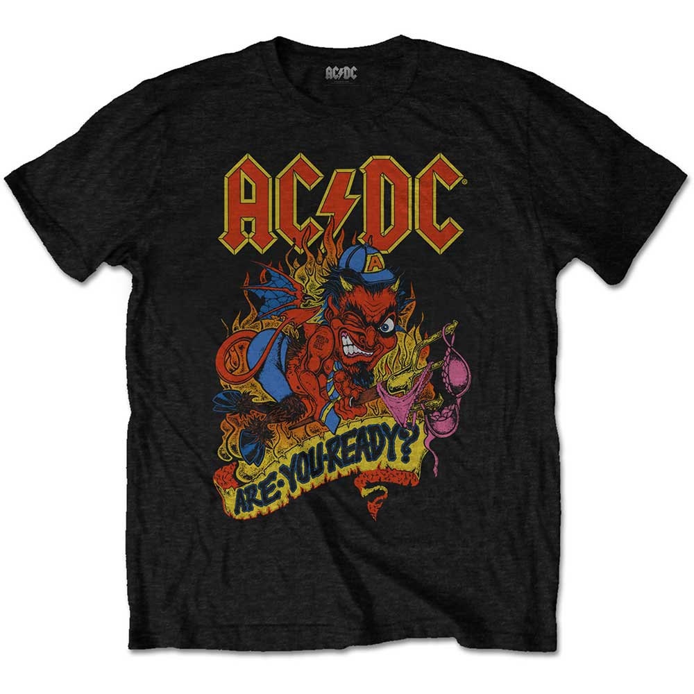 AC/DC Are You Ready? T-Shirt Unisex - Made to Order - ACDC T-Shirt For Men and Women - Music Rock Band Concert Shirt