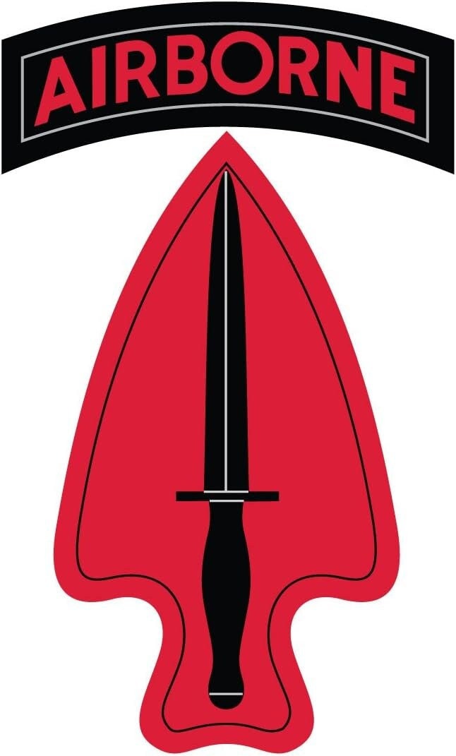 Special Operations Command (Airborne) Combat Vinyl Decal Sticker - United States ARMY Military Decal Sticker Car Truck Window Craft Supply