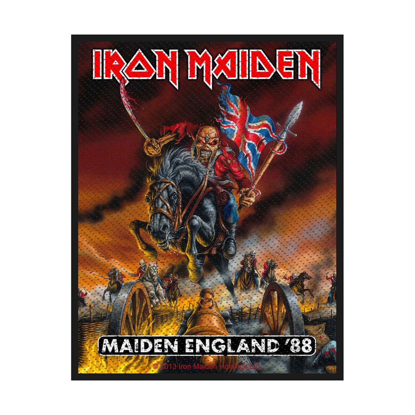 IRON MAIDEN England 1988 Patch - 4x3.75 Inch - Heavy Metal Band Album Embroidered Patch Applique Craft Supply - Officially Licensed