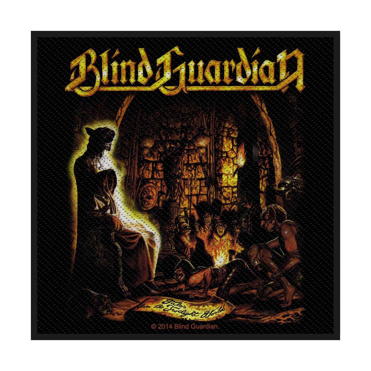 BLIND GUARDIAN Tales from the Twilight Patch - Approx 4x4 Inch - Blind Guardian Embroidered Patch Applique - Officially Licensed