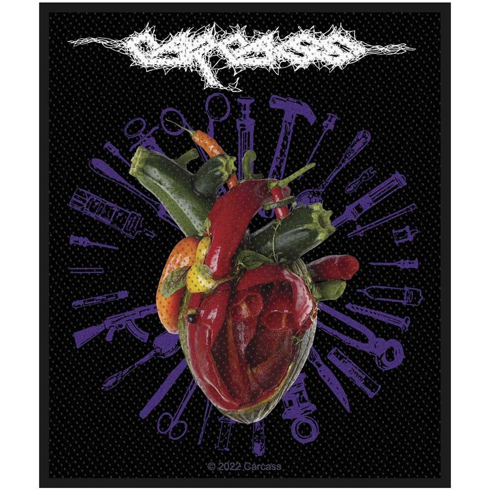 CARCASS Torn Arteries Patch - Approx 3.1x4 Inch - Band Embroidered Patch Applique Craft Supply - Officially Licensed