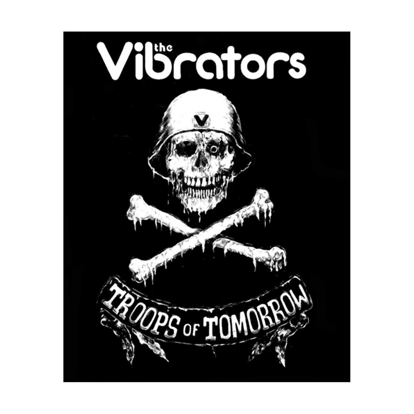 THE VIBRATORS Troops Patch - 3x3 Inch - Vibrators Troops of Tomorrow Embroidered Patch Applique Craft Supply - Officially Licensed
