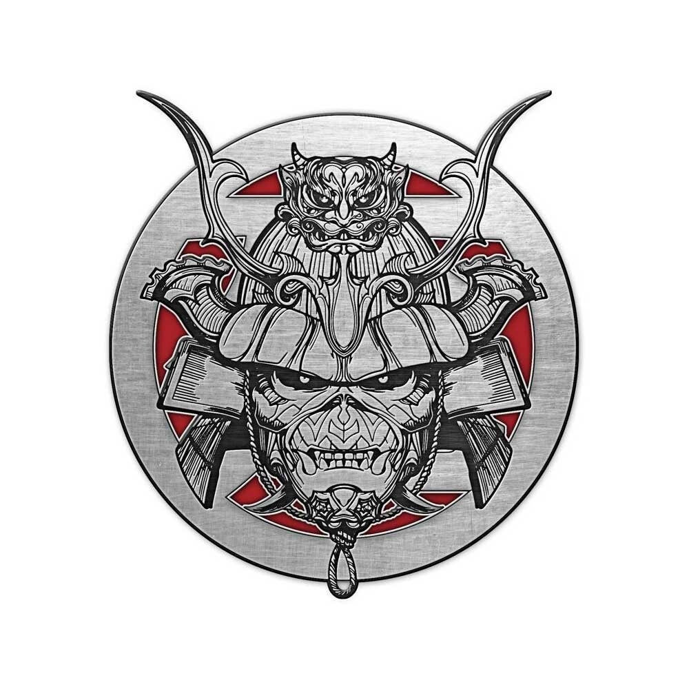 IRON MAIDEN Enamel Metal Pin Badge - Approx 1 Inch - Iron Maiden Senjutsu - Pinback Badge Button Lapel With Butterfly Clutch Attachment