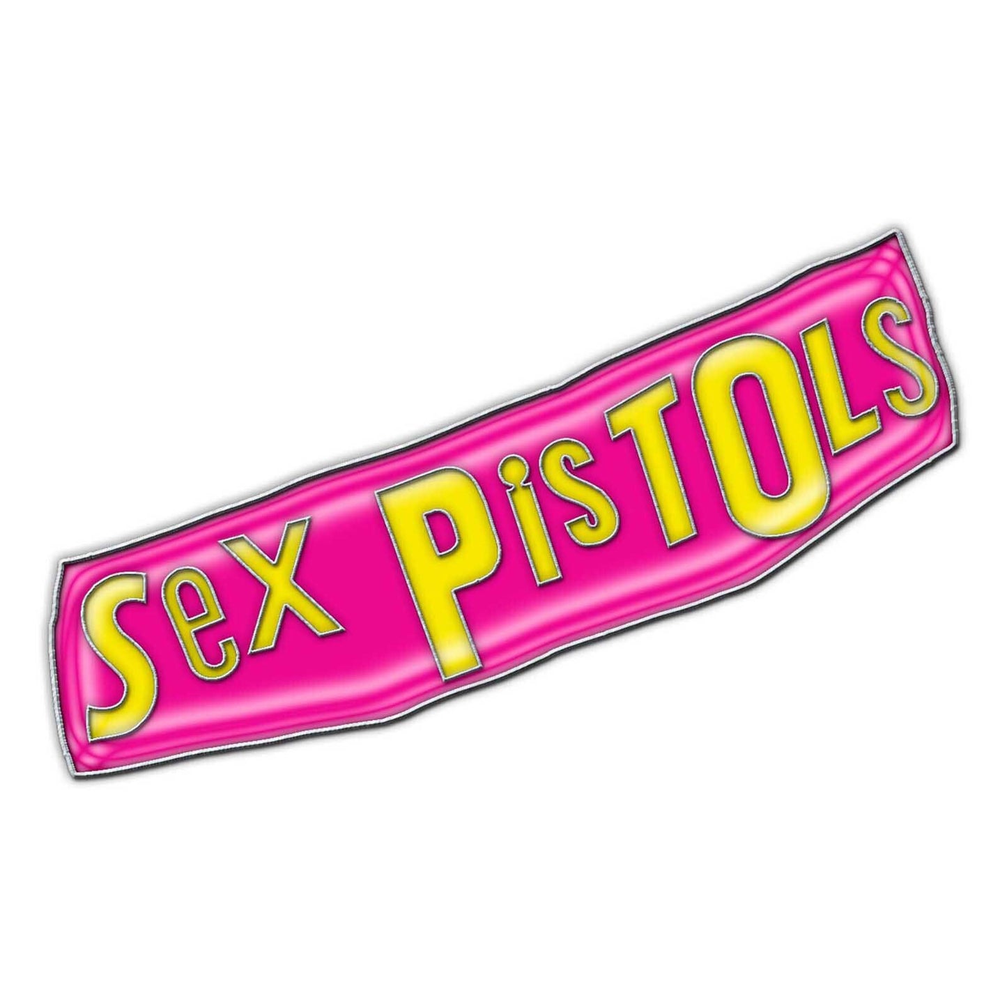 SEX PISTOLS Enamel Metal Pin Badge - Approx 1 Inch - Sex Pistols Logo - Pinback Badge Button Lapel With Butterfly Clutch Attachment