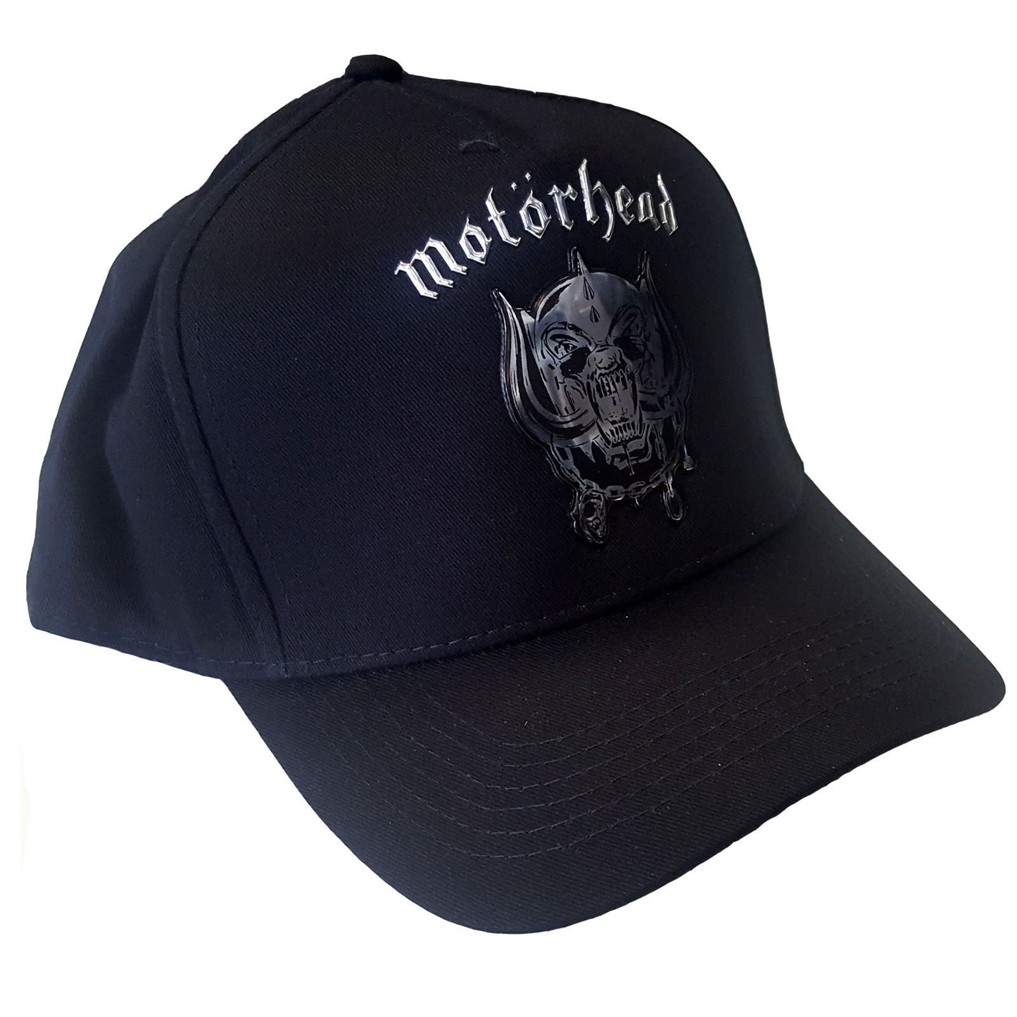 MOTORHEAD Unisex Cap Hat - Made to Order - Black Motorhead Warpig Sonic Silver Adjustable Baseball Cap - Officially Licensed!