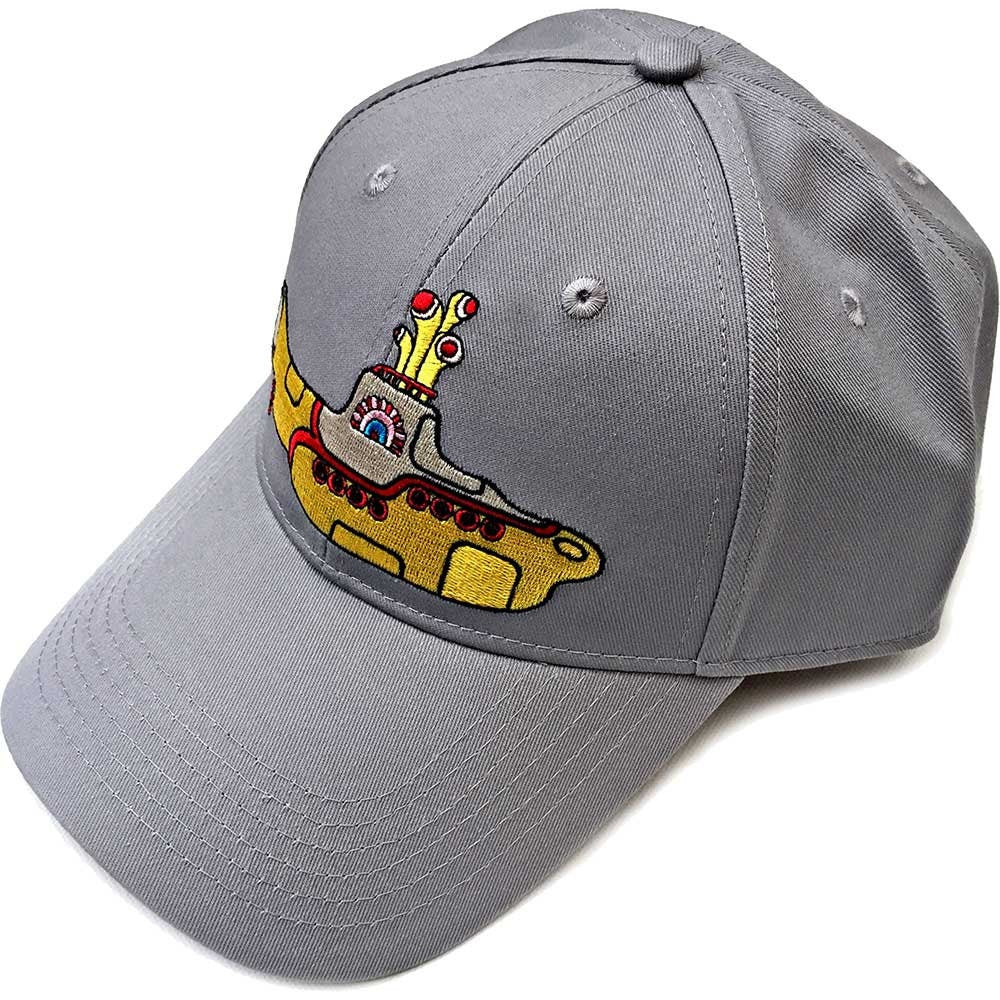 THE BEATLES Unisex Cap Hat - Made to Order - Grey The Beatles Yellow Submarine Adjustable Baseball Cap - Officially Licensed!