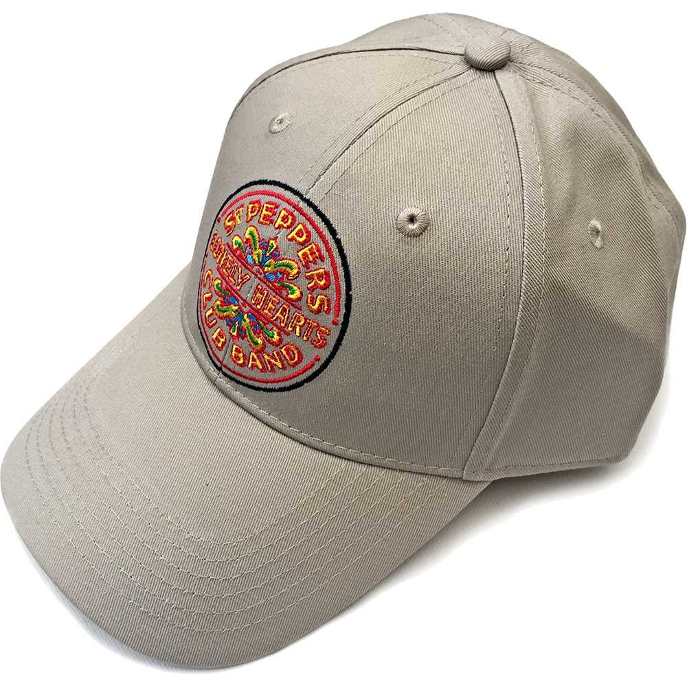 THE BEATLES Unisex Cap Hat - Made to Order - Sand Color Beatles Sgt. Pepper's Lonely Hearts Adjustable Baseball Cap - Officially Licensed!