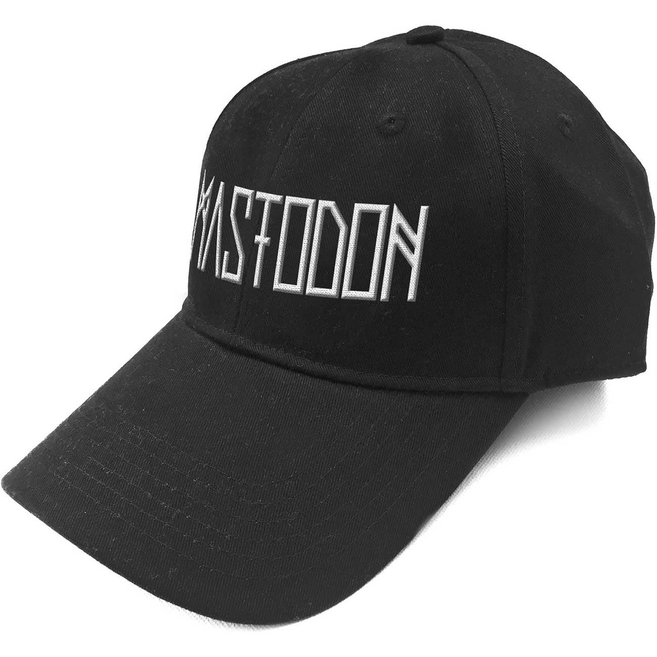 MASTODON Unisex Cap Hat - Made to Order - Black Mastodon Logo Sonic Silver Adjustable Baseball Cap - Officially Licensed!