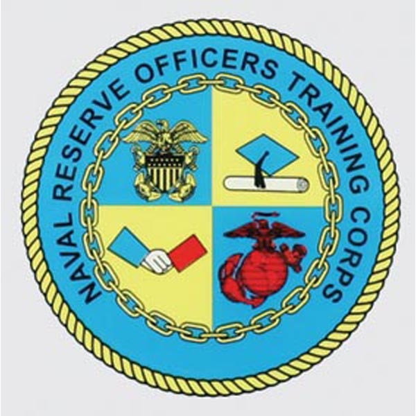 Naval Reserve Officers Training Corps Vinyl Decal Sticker - 4 Inch - United States Navy Clear Decal For Car Truck Window Vehicle Military