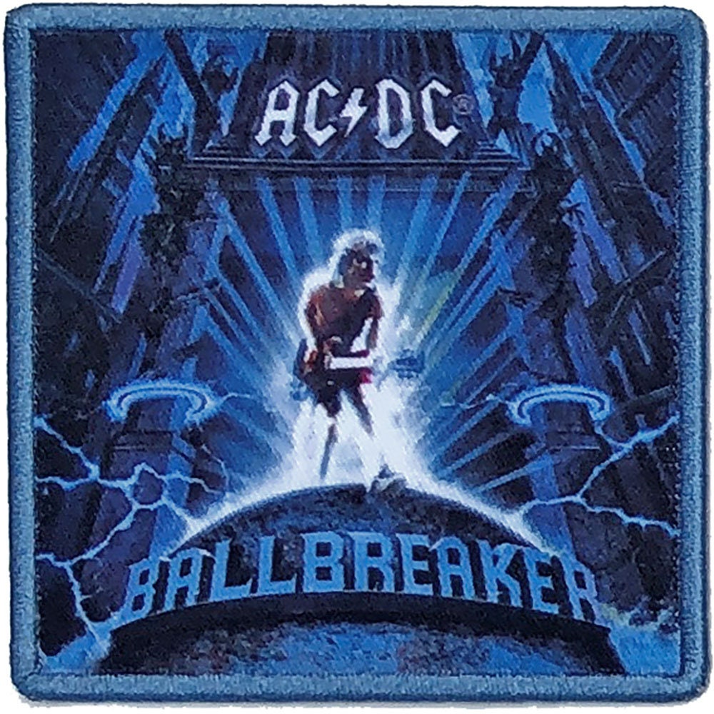 ACDC Ballbreaker Patch - 3x3 Inch - AC/DC Ballbreaker Album Cover Embroidered Patch Applique Craft Supply - Officially Licensed!