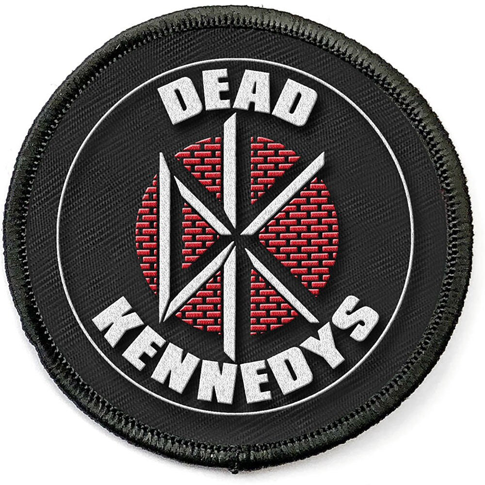 DEAD KENNEDYS Circle  Logo Patch - 3.5 Inch - Dead Kennedys Classic Embroidered Patch Applique Craft Supply - Officially Licensed