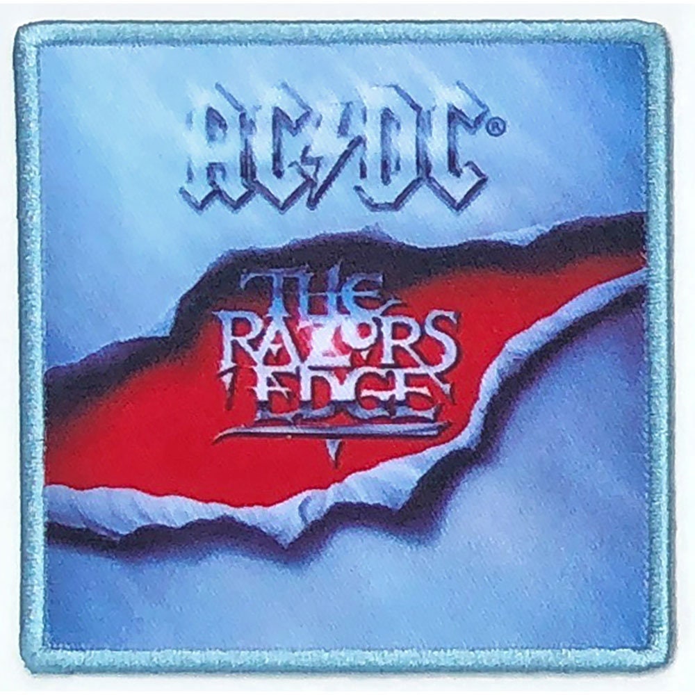 ACDC The Razors Edge Patch - 3.4x3.4 Inch - AC/DC Razors Edge Album Embroidered Patch Applique Craft Supply - Officially Licensed!