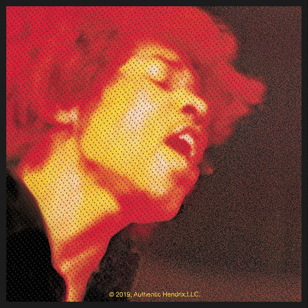 JIMI HENDRIX Electric Ladyland Patch - 4x4 Inch - Electric Guitarist Embroidered Patch Applique Craft Supply - Officially Licensed