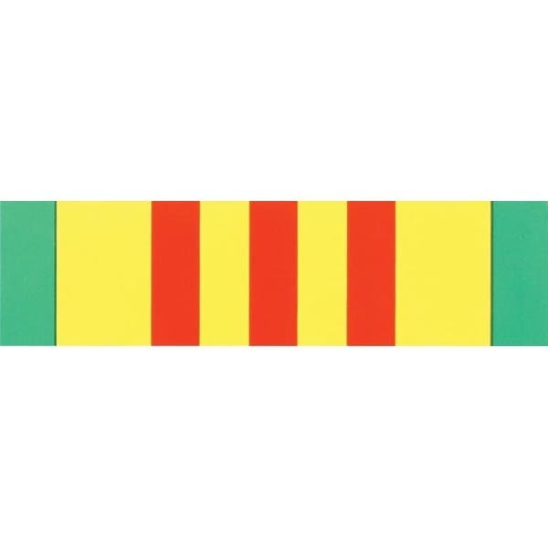 Vietnam Veteran Campaign Ribbon Vinyl Decal Sticker - 5.5x1.5 Inch - United States Military Bumper Sticker For Car Truck Window