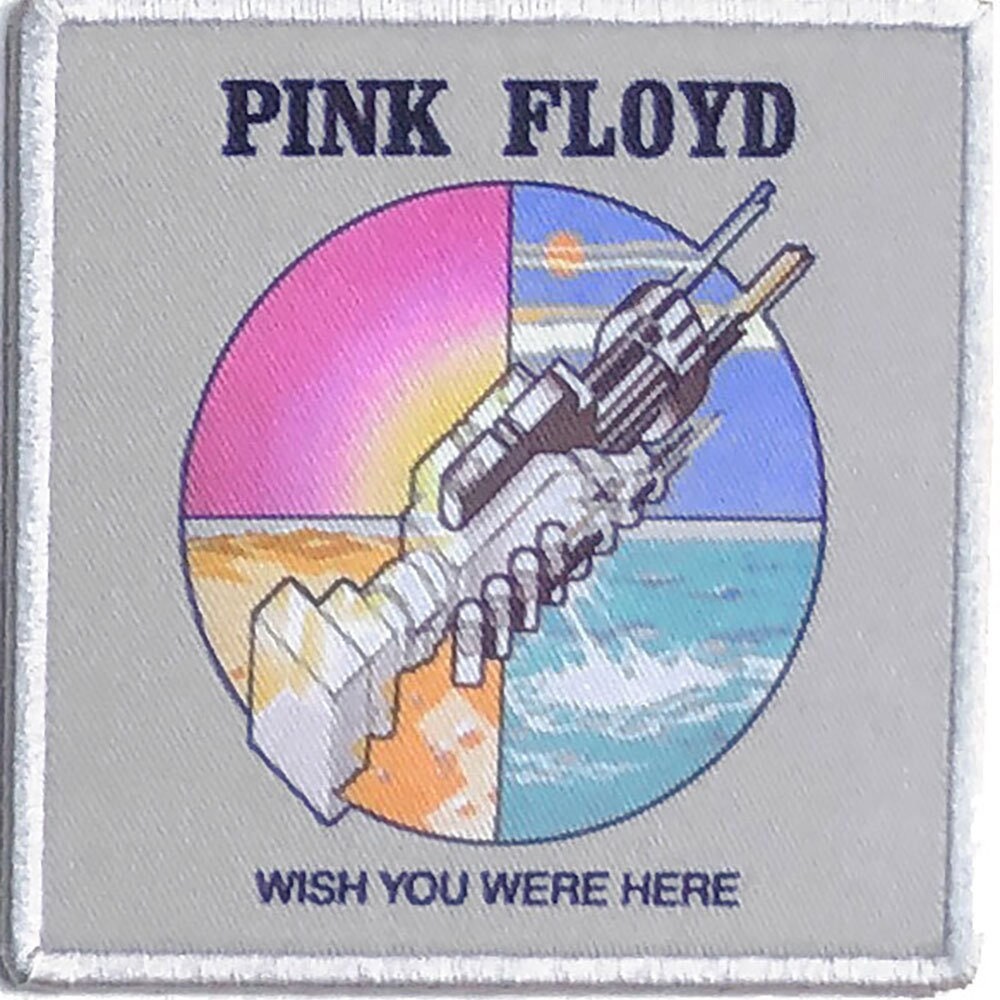 PINK FLOYD Patch - 3.5 Inch - Wish You Were Here Original Album Rock Band Embroidered Patch Applique Craft Supply - Officially Licensed