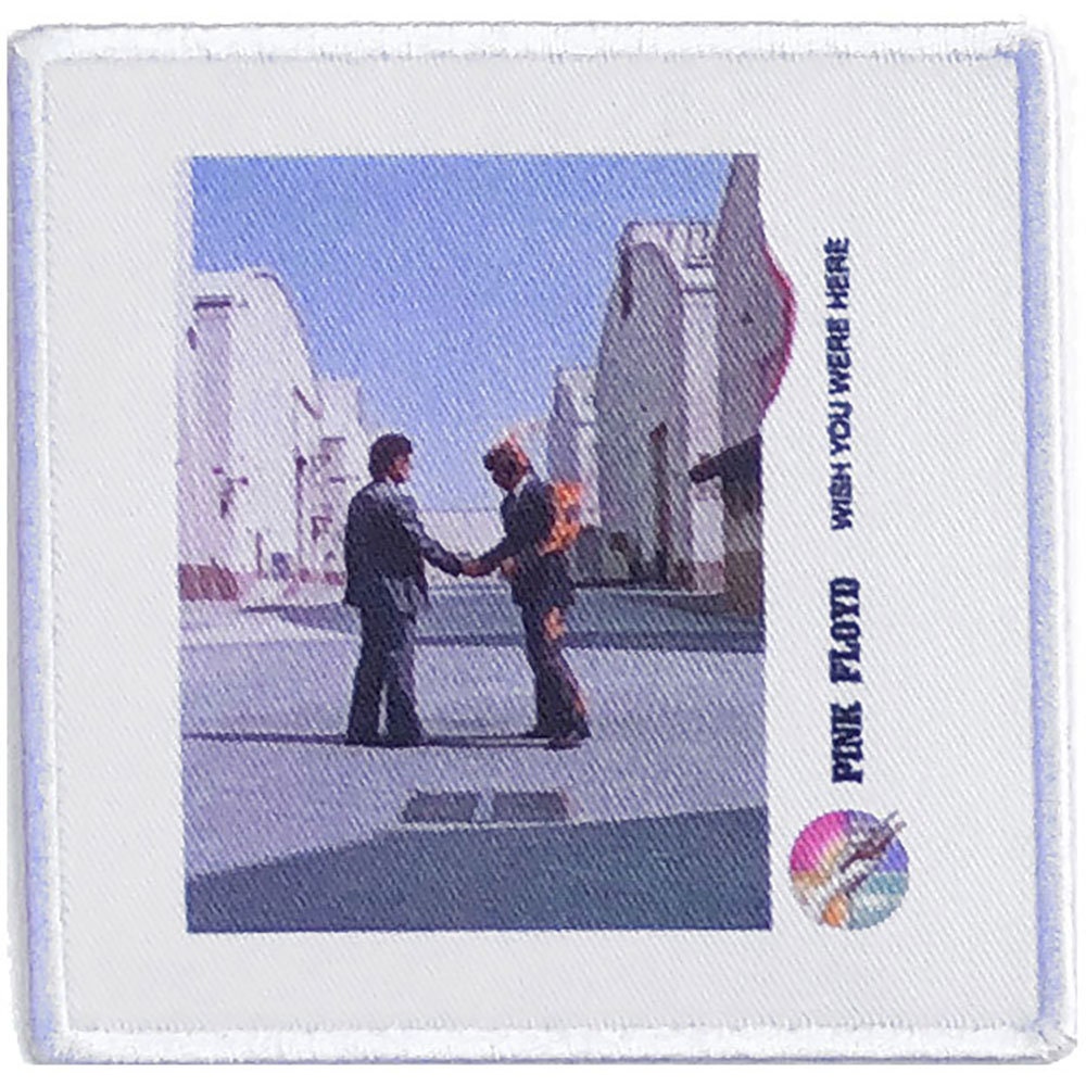 PINK FLOYD Patch - 3.5 Inch - Pink Floyd Wish You Were Here Album Rock Band Embroidered Patch Applique Craft Supply - Officially Licensed