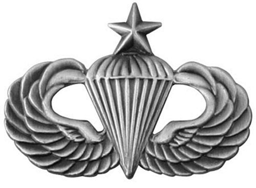 ARMY Senior Parachutist Badge Lapel Pin - 1.25 Inch - United States Army Enamel Pin Backpack Tie Shirt Trading Button Pinback Craft Supply