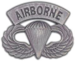 ARMY Airborne Parachutist Badge Lapel Pin - 1.25 Inch - United States Army Enamel Pin Backpack Tie Shirt Trading Button Pinback Craft Supply