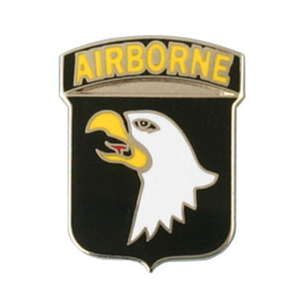ARMY 101st Airborne Division Screaming Eagles Lapel Pin - 0.75 Inch - US Army Enamel Pin Backpack Shirt Trading Button Pinback Craft Supply