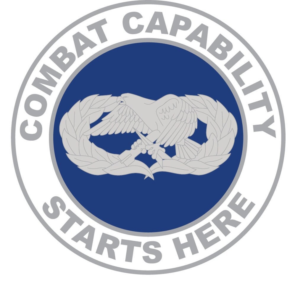 AIR FORCE Combat Capability Starts Here Lapel Pin - 0.87 Inch - United States Air Force Enamel Pin Shirt Trading Button Pinback Craft Supply