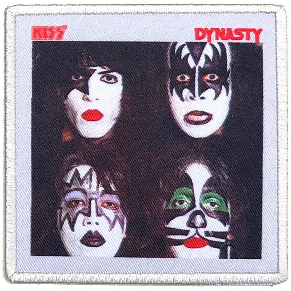 KISS Dynasty Patch - 3.5x3.5 Inch - KISS Dynasty Rock Band Album Cover Embroidered Patch Applique Craft Supply - Officially Licensed