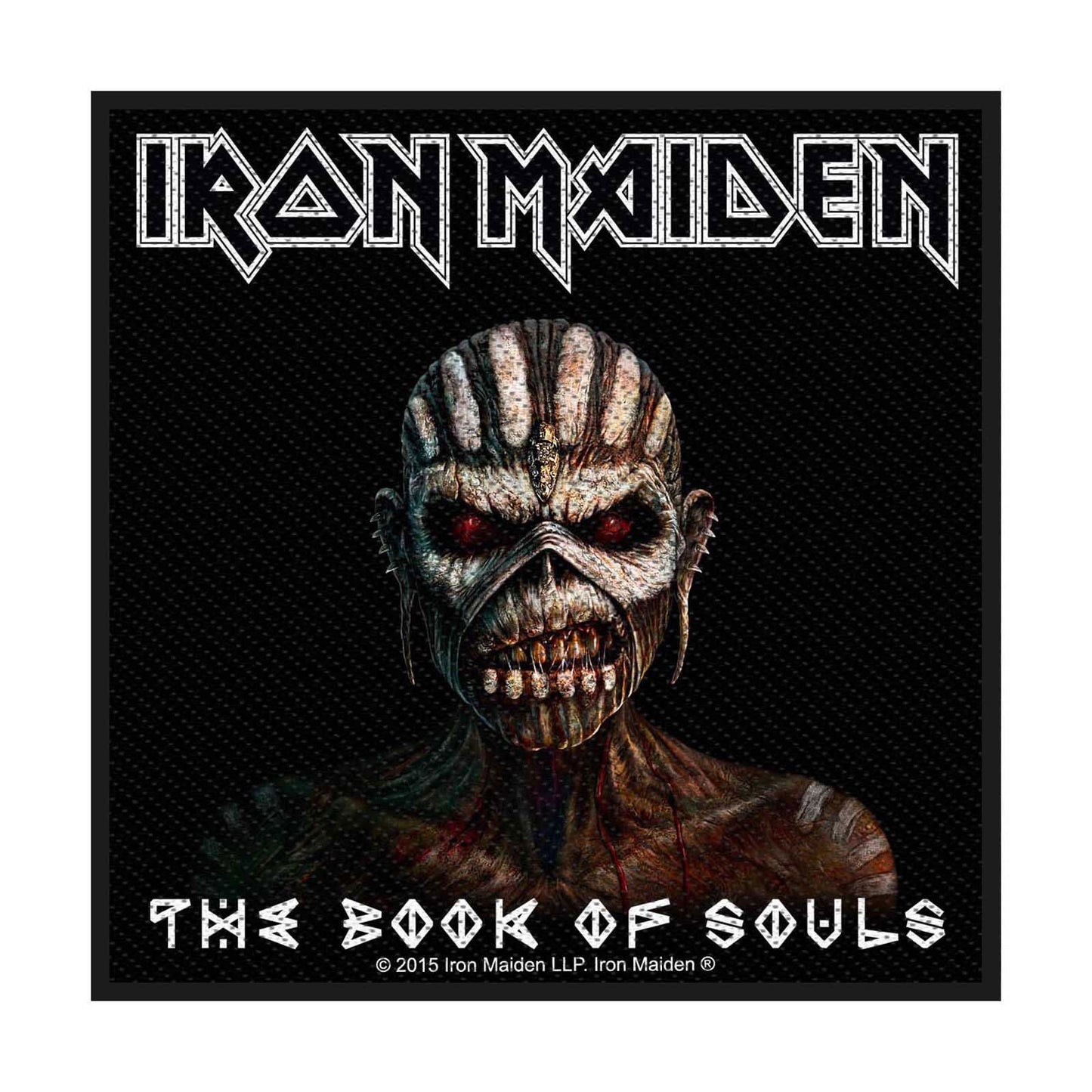 IRON MAIDEN The Book Of Souls Patch - 4x4 Inch - Heavy Metal Band Album Embroidered Patch Applique Craft Supply - Officially Licensed