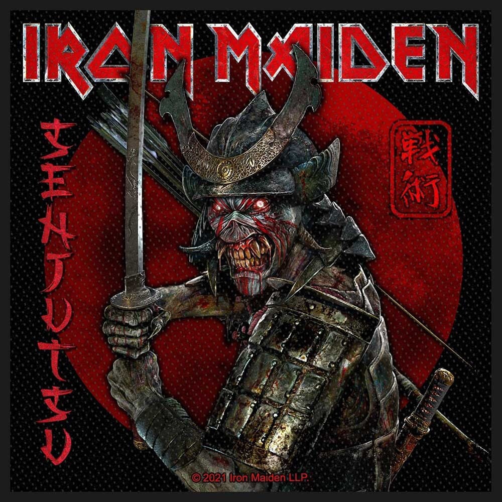 IRON MAIDEN Senjutsu Patch - 4x4 Inch - Heavy Metal Band Album On Tour Embroidered Patch Applique Craft Supply - Officially Licensed