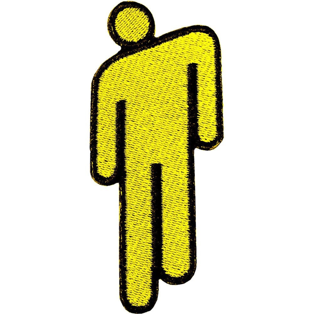 BILLIE EILISH Yellow Patch - 3x1 Inch - Billie Eilish Singer Blohsh Yellow Embroidered Patch Applique Craft Supply - Officially Licensed