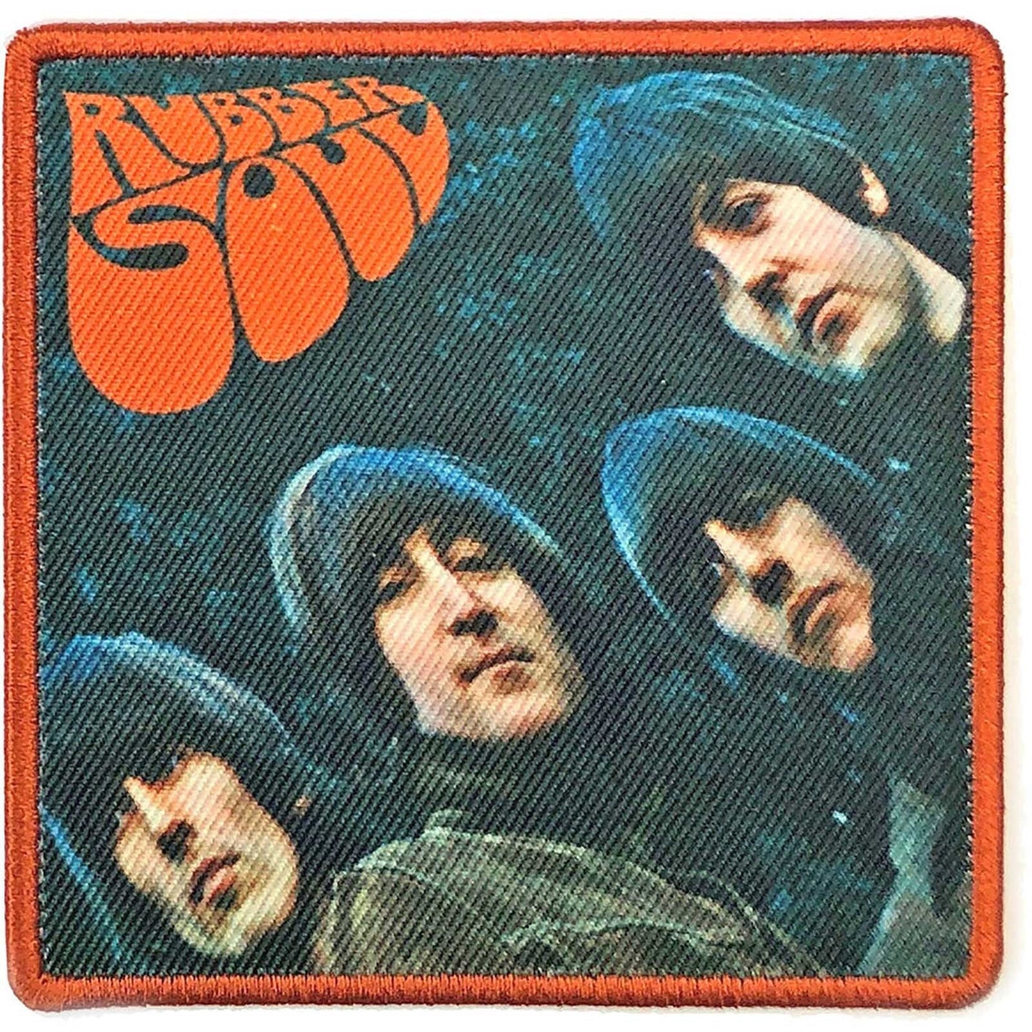 THE BEATLES Patch - 3.25x3.25 Inch - Beatles Rubber Soul Album Cover Embroidered Patch Applique Craft Supply - Officially Licensed