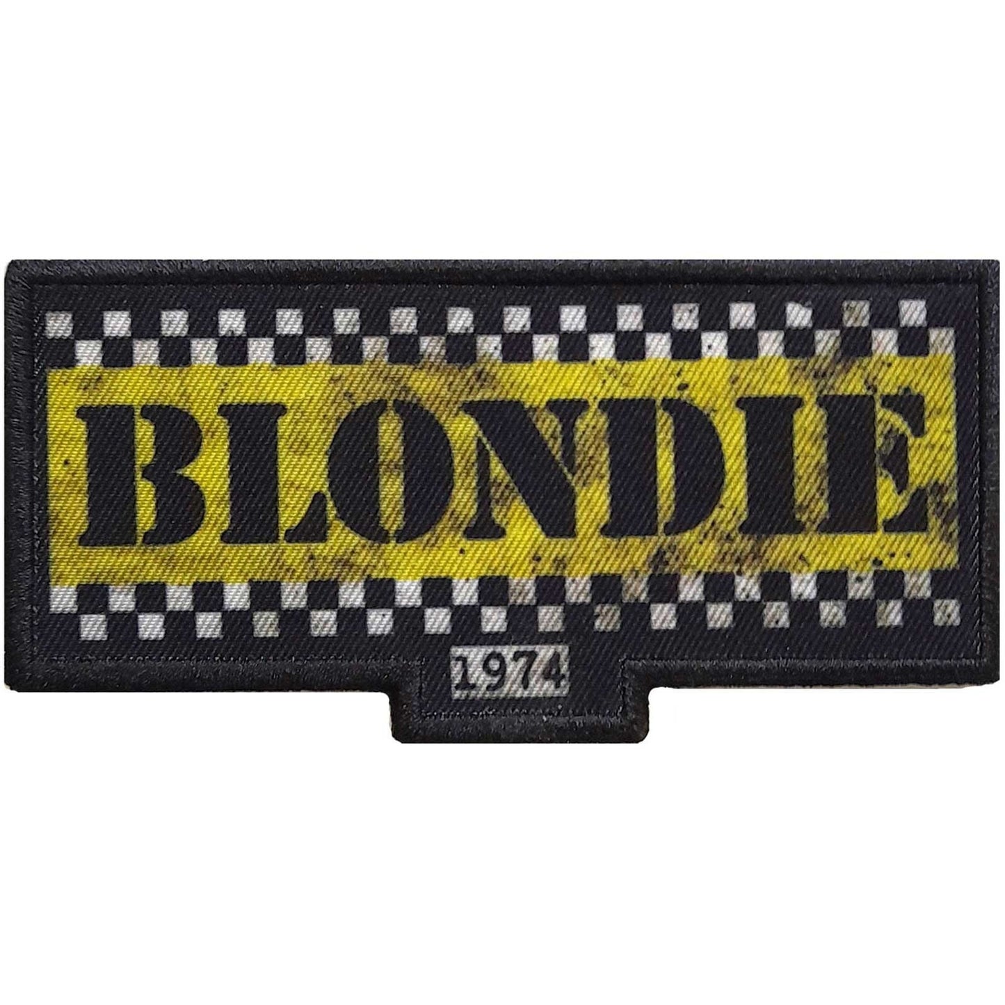 BLONDIE Taxi Patch - 4x2 Inch - Blondie Taxi Logo 1974 Rock Band Embroidered Patch Applique Craft Supply - Officially Licensed