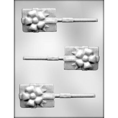 GIFT PACKAGE Sucker Lolly Chocolate Candy Mold -- Christmas Gift Chocolate Candy Mold Craft Supply