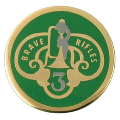 ARMY 3rd Armored Cavalry Regiment Division Lapel Pin - 0.87 Inch - US Army Enamel Pin Backpack Tie Shirt Trading Button Pinback Craft Supply