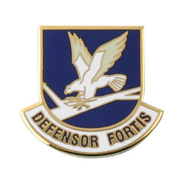 AIR FORCE Defensor Fortis Lapel Pin - 0.87 Inch - USAF Air Force Enamel Pin for Backpack Tie Shirt Trading Button Pinback